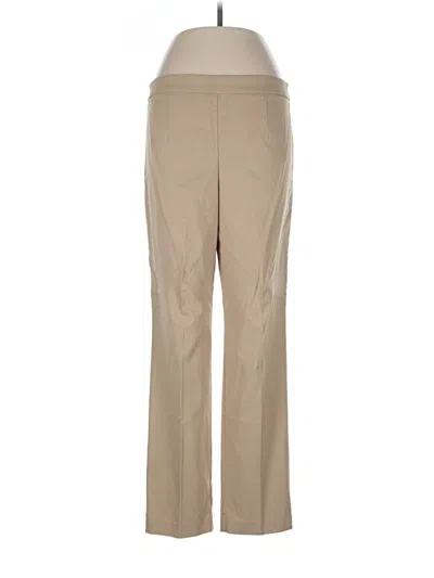 Pre-owned Dana Buchman Dress Pants In Tan