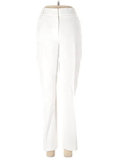 Pre-owned Dana Buchman Dress Pants In White