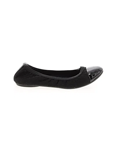 Pre-owned Dana Buchman Flats In Black