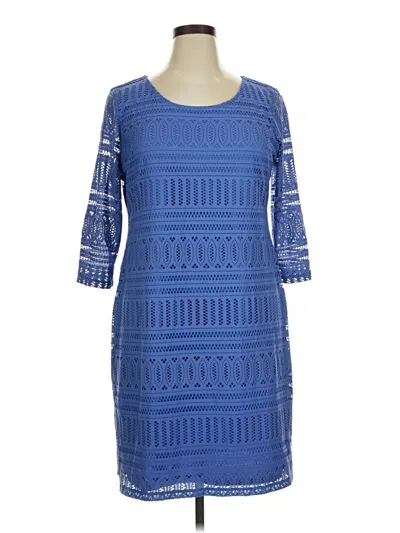 Pre-owned Dana Buchman For Kohls Casual Dress In Blue