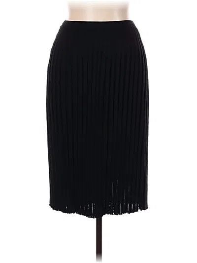 Pre-owned Dana Buchman For Kohls Formal Skirt In Black