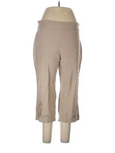 Pre-owned Dana Buchman For Kohls Khaki Pant In Tan