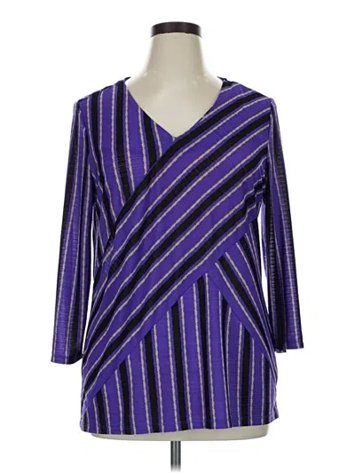 Pre-owned Dana Buchman For Kohls Kimono In Purple