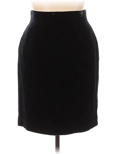 Pre-owned Dana Buchman Formal Skirt In Black