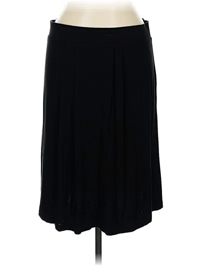 Pre-owned Dana Buchman Formal Skirt In Black