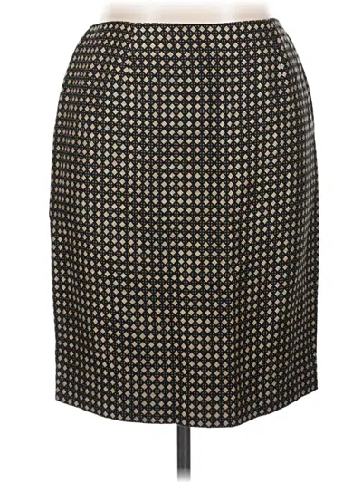 Pre-owned Dana Buchman Formal Skirt In Black