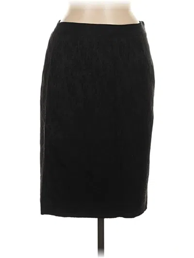 Pre-owned Dana Buchman Formal Skirt In Black