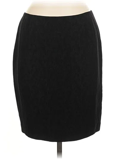 Pre-owned Dana Buchman Formal Skirt In Black