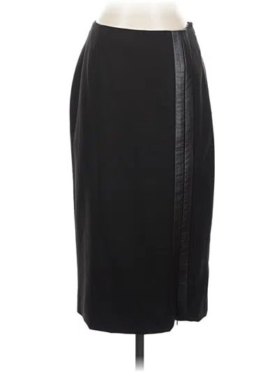 Pre-owned Dana Buchman Formal Skirt In Black