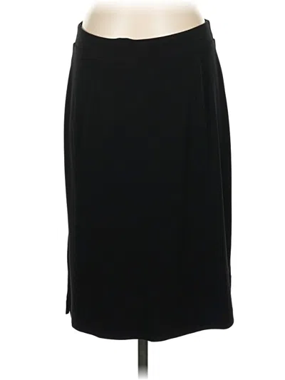 Pre-owned Dana Buchman Formal Skirt In Black