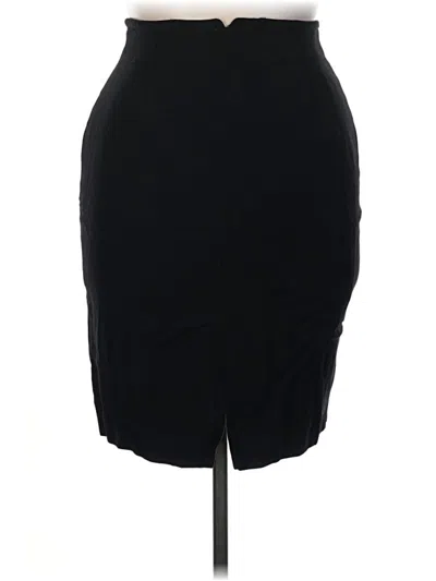 Pre-owned Dana Buchman Formal Skirt In Black