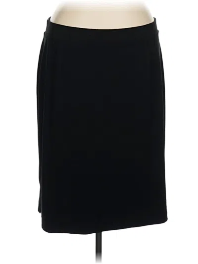Pre-owned Dana Buchman Formal Skirt In Black