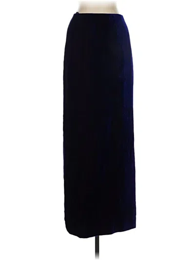 Pre-owned Dana Buchman Formal Skirt In Blue