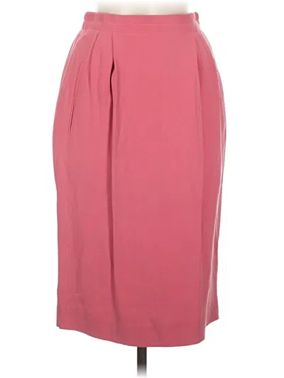 Pre-owned Dana Buchman Formal Skirt In Pink