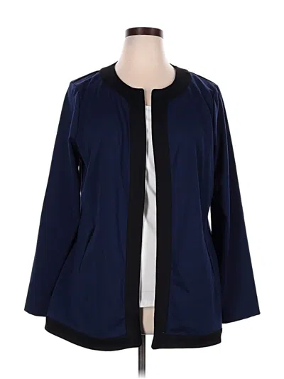 Pre-owned Dana Buchman Jacket In Blue