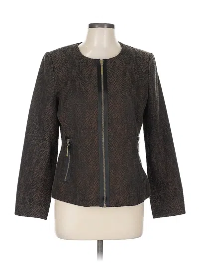 Pre-owned Dana Buchman Jacket In Brown