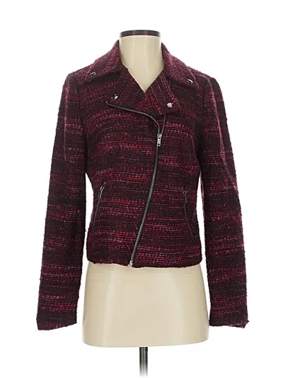 Pre-owned Dana Buchman Jacket In Burgundy