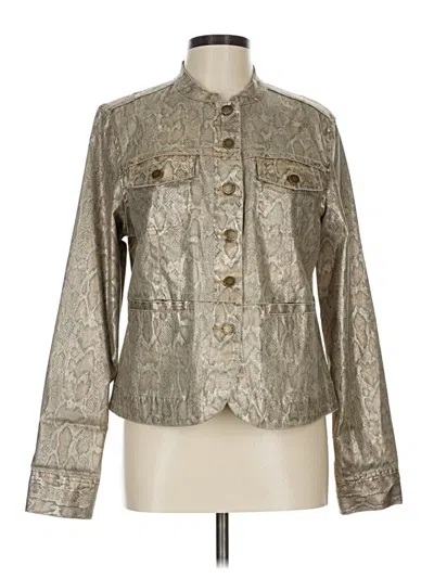 Pre-owned Dana Buchman Jacket In Gold
