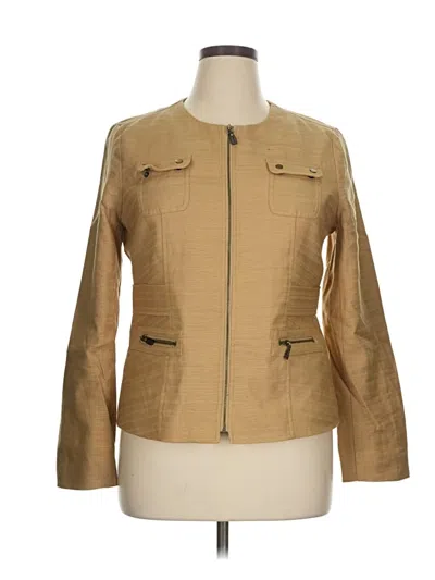 Pre-owned Dana Buchman Jacket In Gold