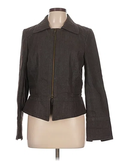 Pre-owned Dana Buchman Jacket In Gray