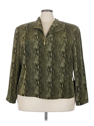 Pre-owned Dana Buchman Jacket In Green