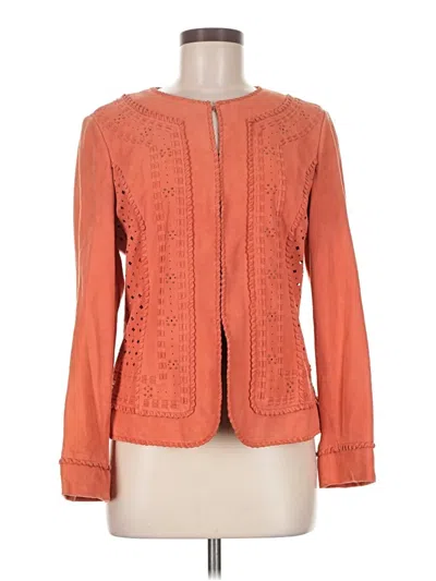 Pre-owned Dana Buchman Jacket In Orange