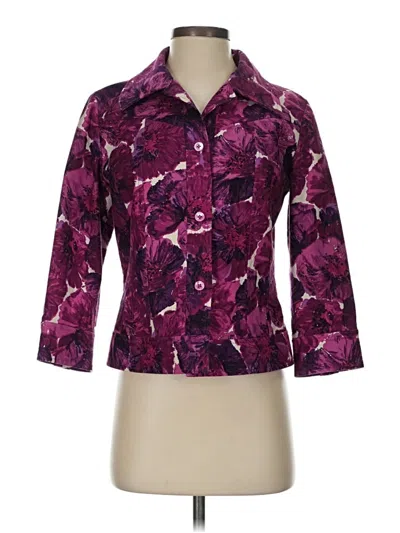 Pre-owned Dana Buchman Jacket In Purple