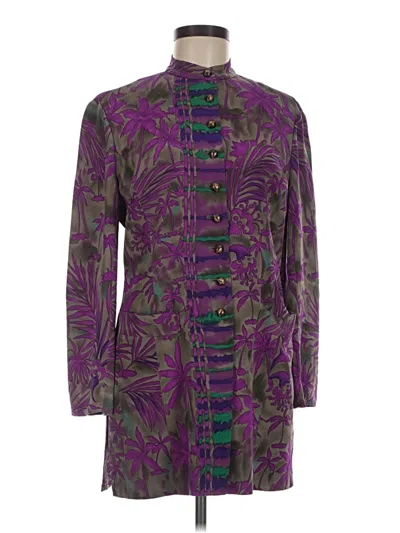 Pre-owned Dana Buchman Jacket In Purple