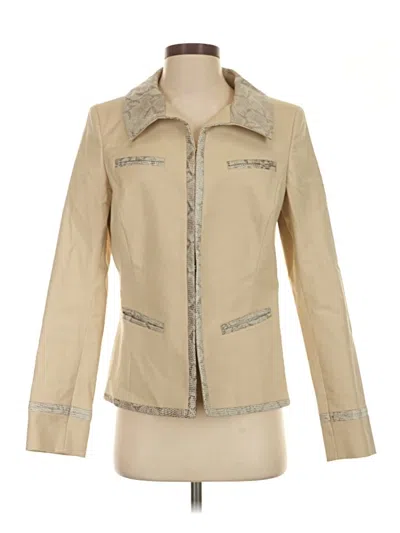 Pre-owned Dana Buchman Jacket In Tan
