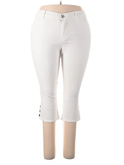 Pre-owned Dana Buchman Jeggings In White