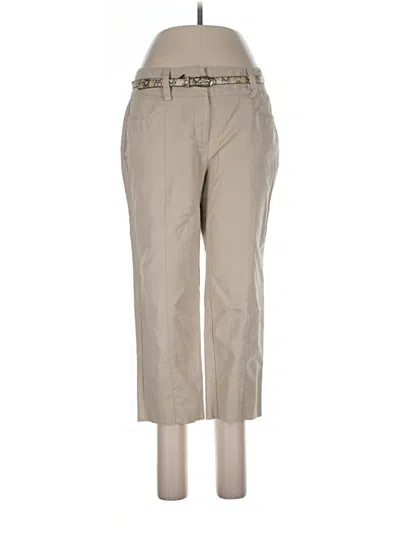 Pre-owned Dana Buchman Khaki Pant In Tan