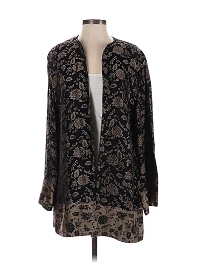 Pre-owned Dana Buchman Kimono In Black