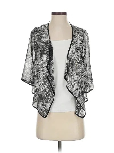 Pre-owned Dana Buchman Kimono In Silver