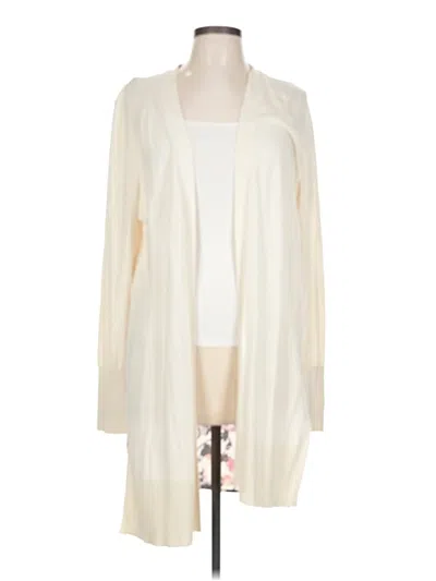 Pre-owned Dana Buchman Kimono In White