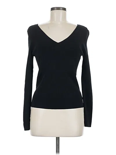 Pre-owned Dana Buchman Pullover Sweater In Black