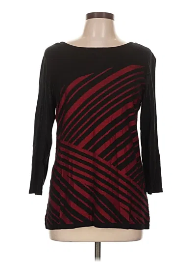 Dana Buchman Pullover Sweater In Black