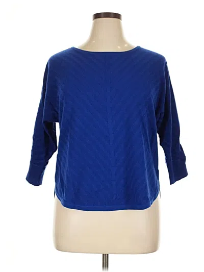 Pre-owned Dana Buchman Pullover Sweater In Blue