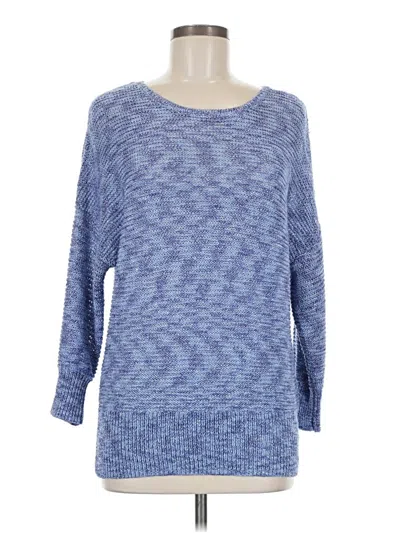 Pre-owned Dana Buchman Pullover Sweater In Blue