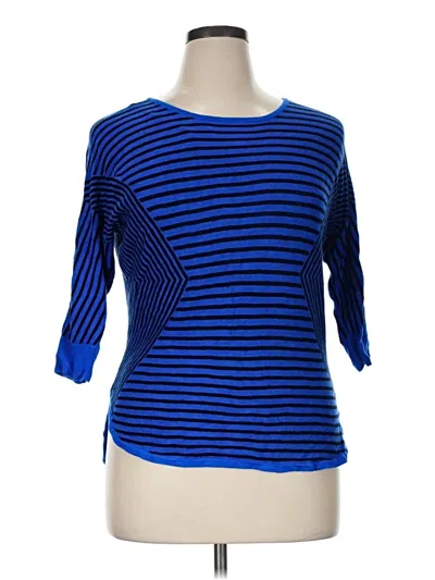 Pre-owned Dana Buchman Pullover Sweater In Blue