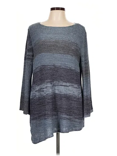Pre-owned Dana Buchman Pullover Sweater In Blue