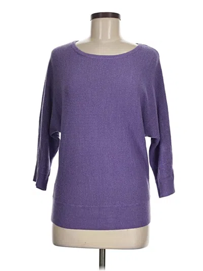 Pre-owned Dana Buchman Pullover Sweater In Purple