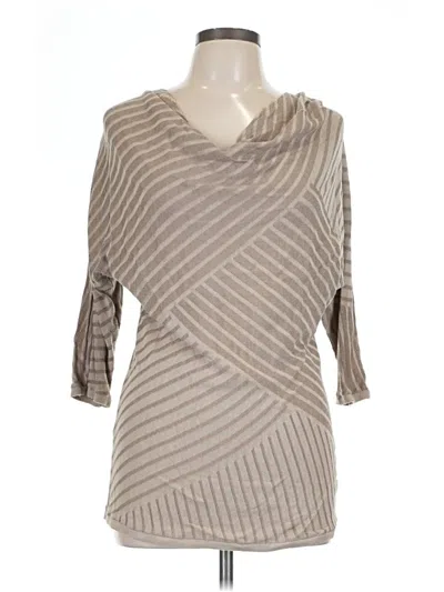 Pre-owned Dana Buchman Pullover Sweater In Tan