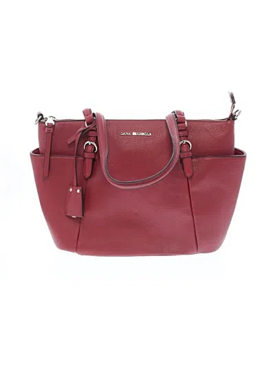 Pre-owned Dana Buchman Satchel In Burgundy
