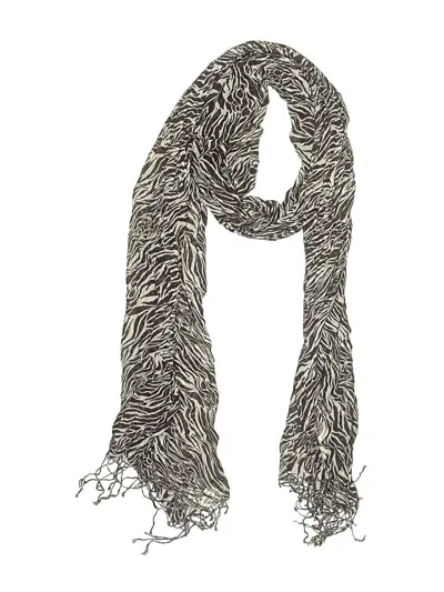 Pre-owned Dana Buchman Scarf In Gray
