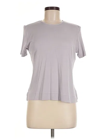 Pre-owned Dana Buchman Short Sleeve T-shirt In Gray