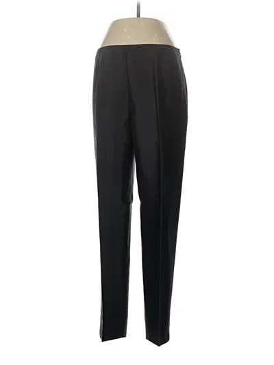 Pre-owned Dana Buchman Silk Pants In Black