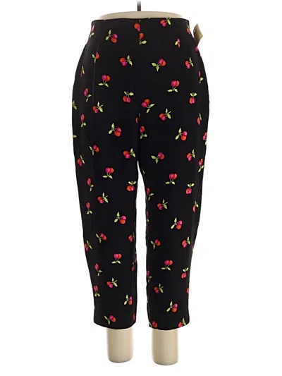 Pre-owned Dana Buchman Silk Pants In Black