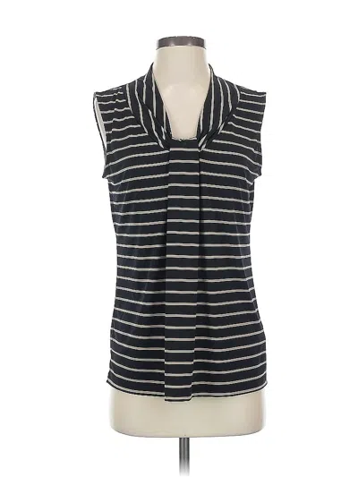 Pre-owned Dana Buchman Sleeveless Blouse In Black