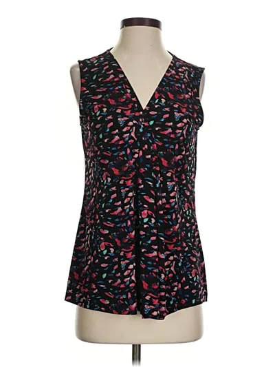 Pre-owned Dana Buchman Sleeveless Blouse In Black