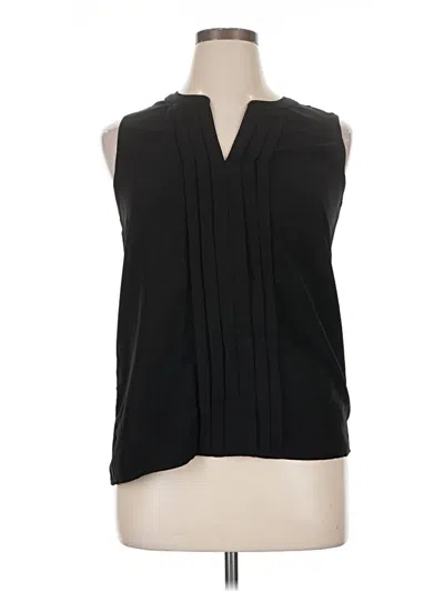 Pre-owned Dana Buchman Sleeveless Blouse In Black